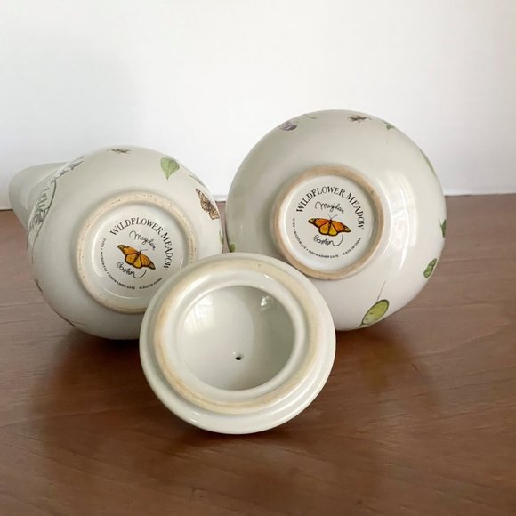Wildflower Meadow Creamer/Sugar Bowl and Lid by Marjolein Bastin for Hallmark - Picture 3 of 6